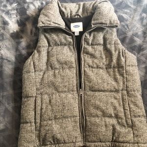 Old Navy Gray Puffer Vest